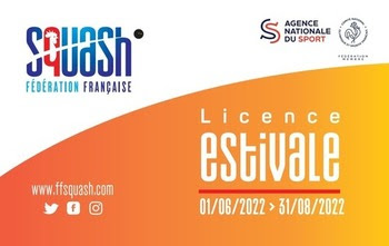 License Squash pour l’été 2022